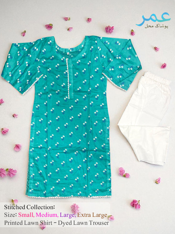 Summer Grace 2PC Stitched Lawn Edit25 (25MX13-02)