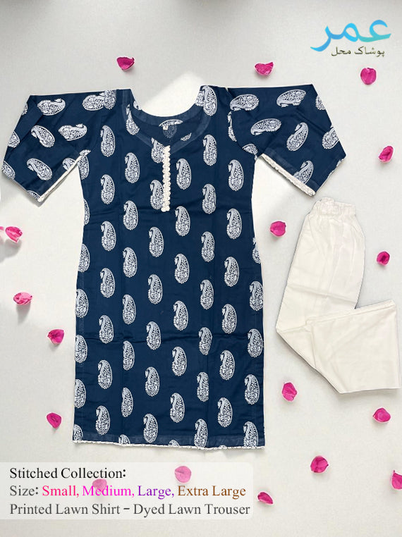 Summer Grace 2PC Stitched Lawn Edit25 (25MX13-09)