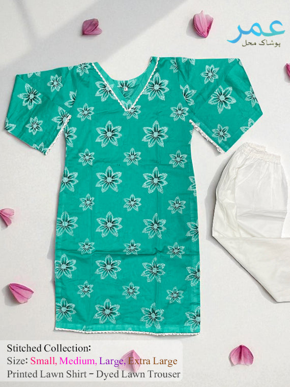 Summer Grace 2PC Stitched Lawn Edit25 (25MX13-10)