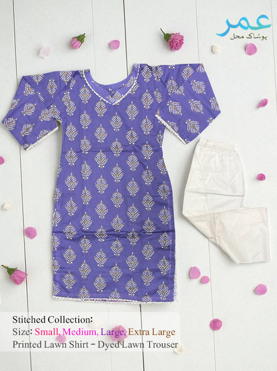 Summer Grace 2PC Stitched Lawn Edit25 (25MX13-12)