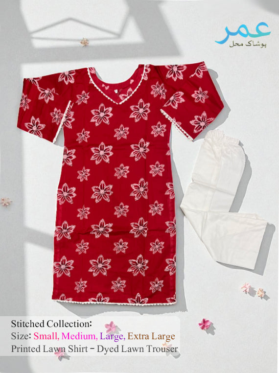 Summer Grace 2PC Stitched Lawn Edit25 (25MX13-13)