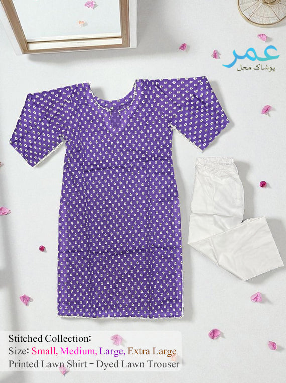 Summer Grace 2PC Stitched Lawn Edit25 (25MX13-14)