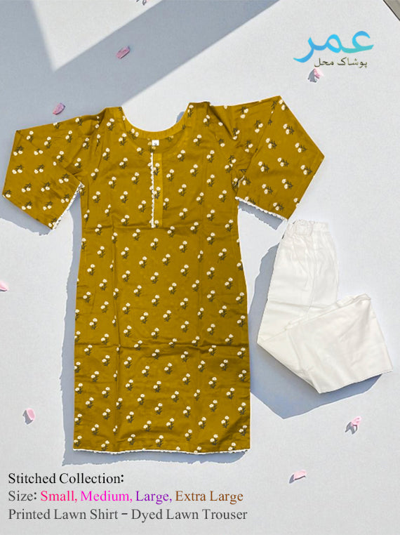 Summer Grace 2PC Stitched Lawn Edit25 (25MX13-16)