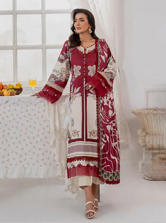 SunShine Bloom Printed Cotton Silk Collection 2025 by Alzohaib (S-05)