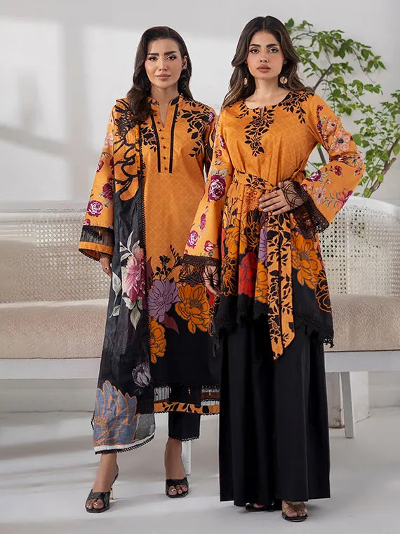 SunShine Bloom Printed Cotton Silk Collection 2025 by Alzohaib (S-08)
