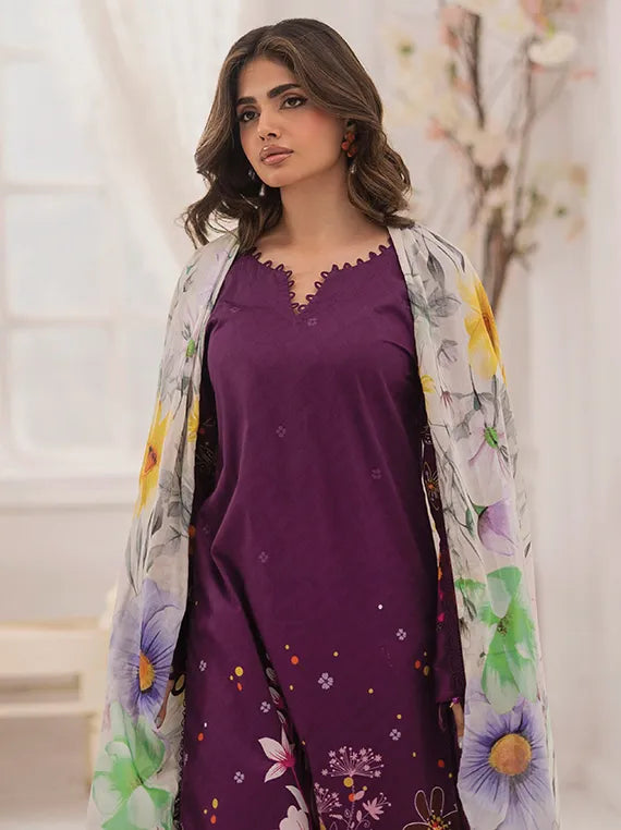 SunShine Bloom Printed Cotton Silk Collection 2025 by Alzohaib (S-09)