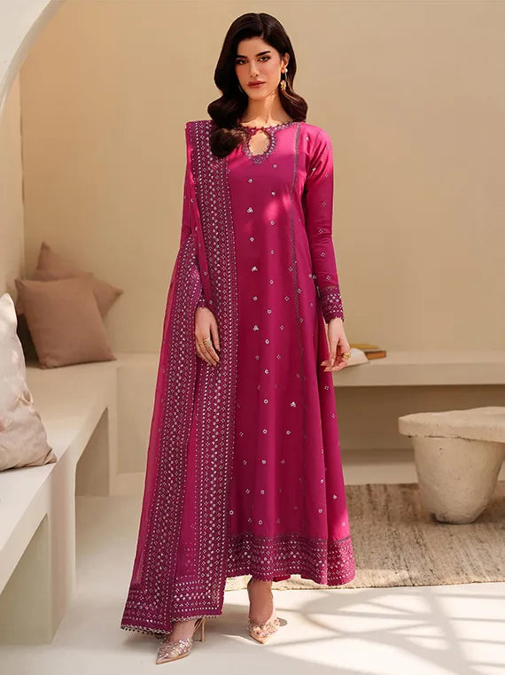 TABEER by Zarif Embroidered Silk Collection 2026 (04-HORAIN)