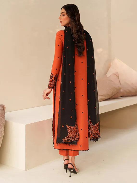 TABEER by Zarif Embroidered Silk Collection 2026 (05-Sangria)