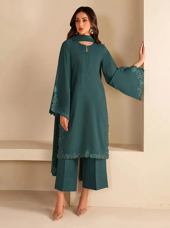 TABEER by Zarif Embroidered Silk Collection 2026 (07-Sawera)