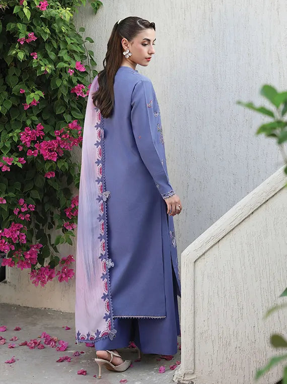 THE HEIRLOOM by Seran Unstitched Khaddar Collection'26 (ALERA D-11)