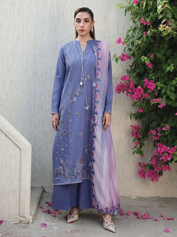 THE HEIRLOOM by Seran Unstitched Khaddar Collection'26 (ALERA D-11)