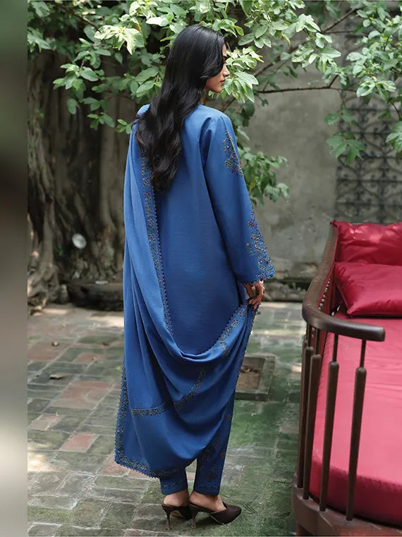 THE HEIRLOOM by Seran Unstitched Khaddar Collection'26 (AVELIS D-08)
