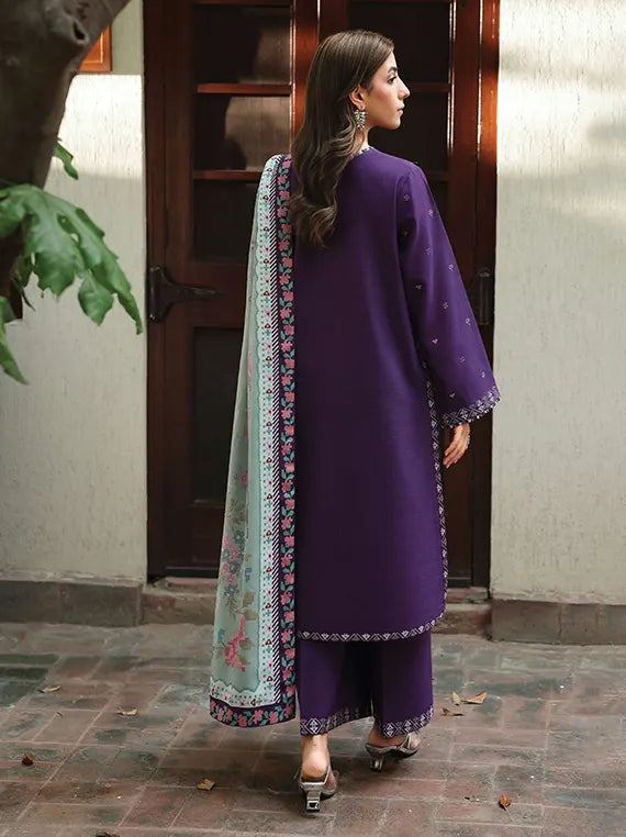 THE HEIRLOOM by Seran Unstitched Khaddar Collection'26 (LIORA D-01)