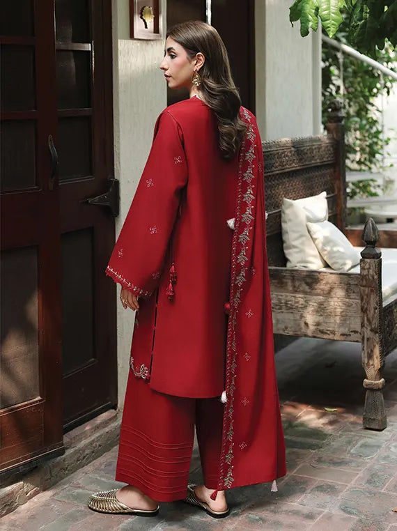 THE HEIRLOOM by Seran Unstitched Khaddar Collection'26 (SENNA D-10)