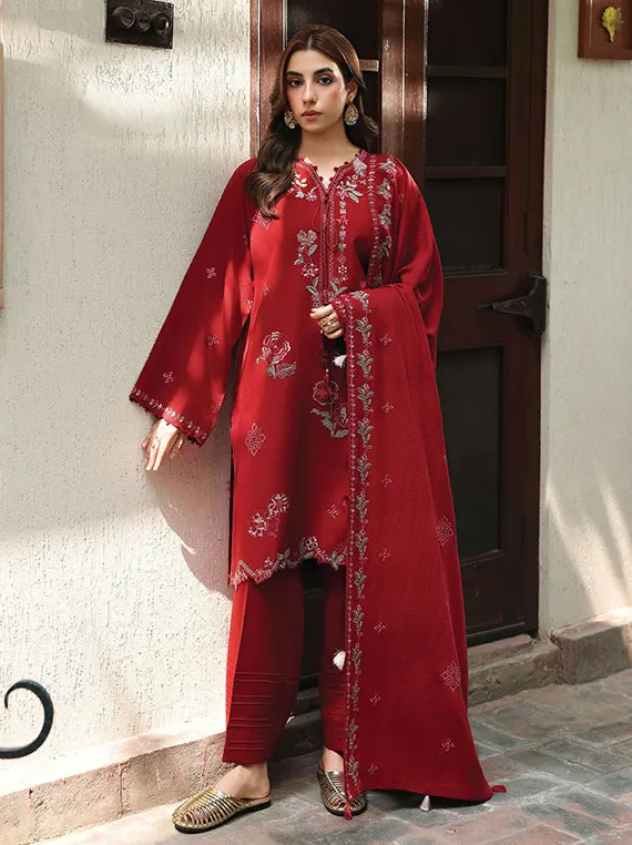 THE HEIRLOOM by Seran Unstitched Khaddar Collection'26 (SENNA D-10)