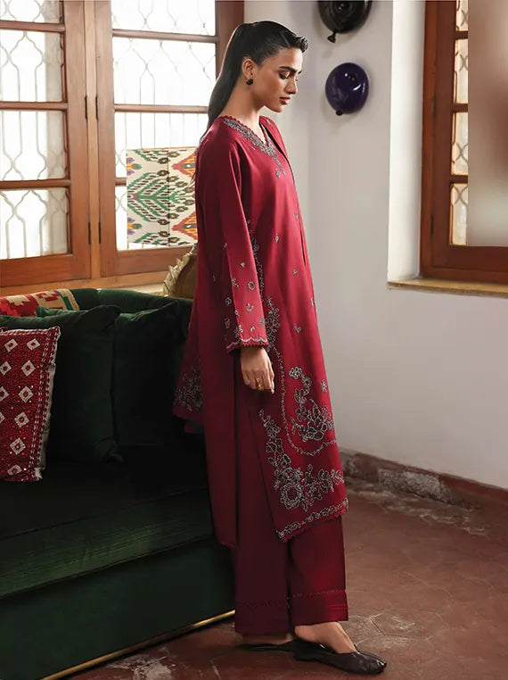 THE HEIRLOOM by Seran Unstitched Khaddar Collection'26 (SORELLE D-02)