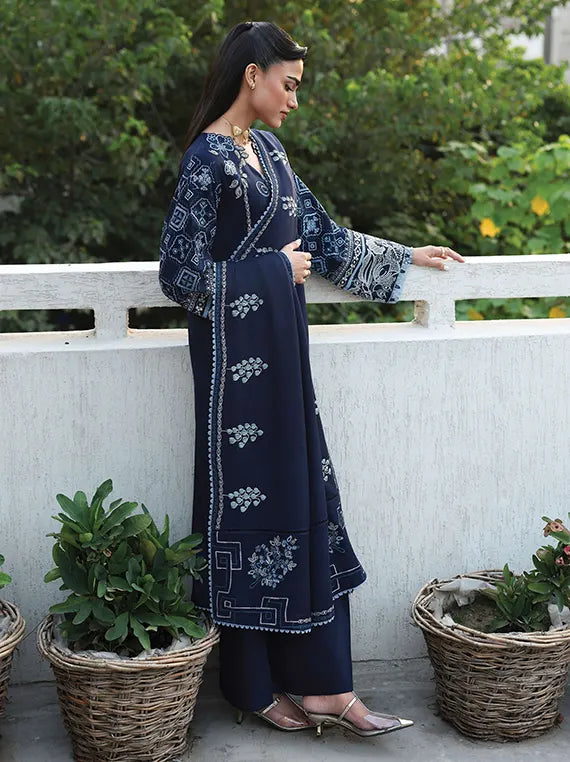THE HEIRLOOM by Seran Unstitched Khaddar Collection'26 (VIELLE D-05)