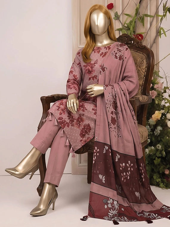 Tabinda by ABC Staple Slub Printed Unstitched Collection'26 (D-02)