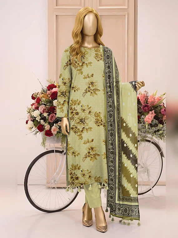 Tabinda by ABC Staple Slub Printed Unstitched Collection'26 (D-06)