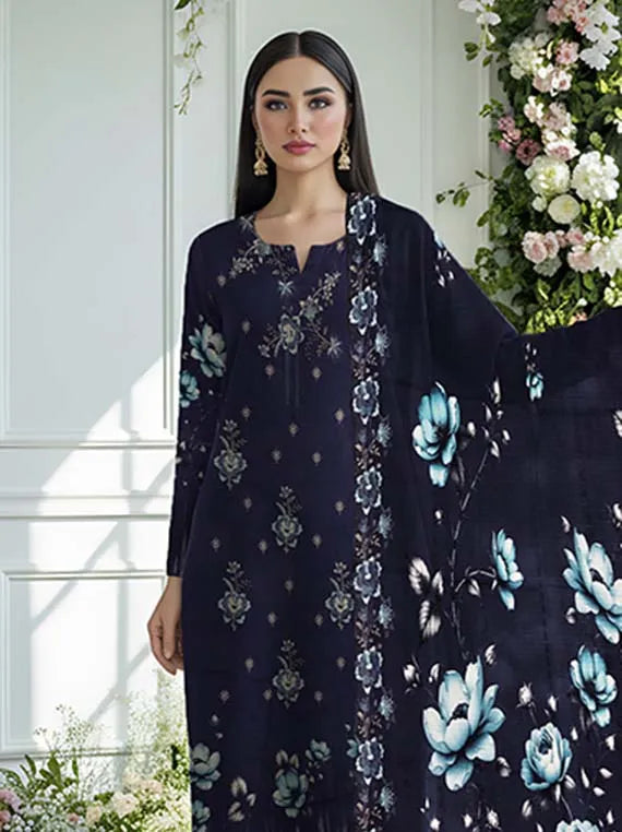 Tanzila EMB Bana Dora Linen Collection 2025 By Bin Atta (D-07)