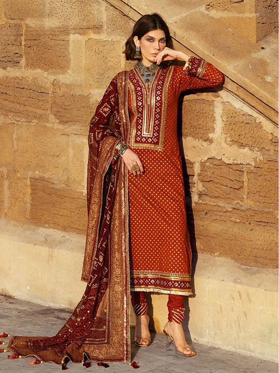 The Chunri by Gul Ahmed Lawn Collection 2026 (BM-62026)