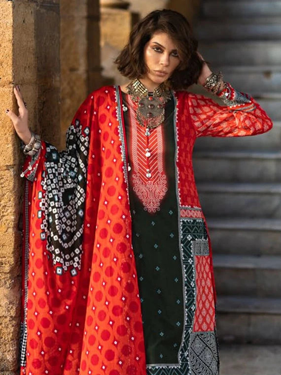The Chunri by Gul Ahmed Lawn Collection 2026 (CL-62148A)