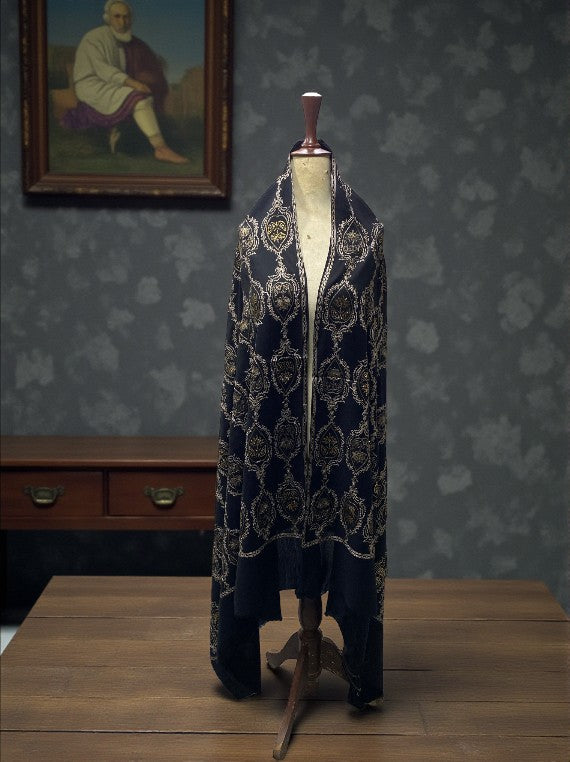 Thread Work Tila & Stone Wool Shawl Edit 2025 DS2503 (25DS03-02)