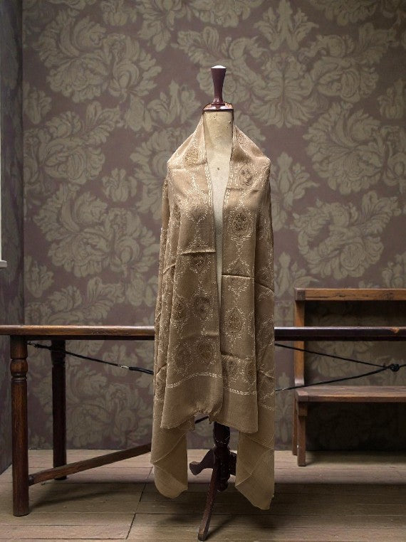 Thread Work Tila & Stone Wool Shawl Edit 2025 DS2503 (25DS03-04)