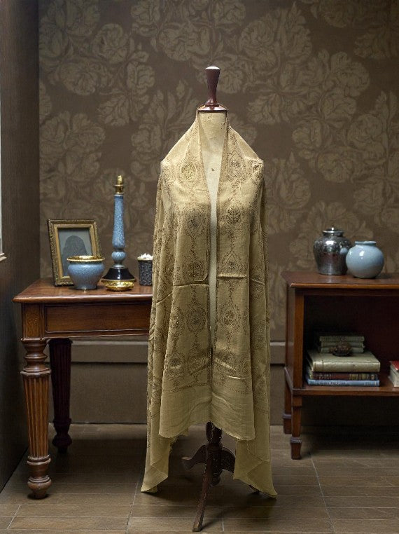 Thread Work Tila & Stone Wool Shawl Edit 2025 DS2503 (25DS03-05)