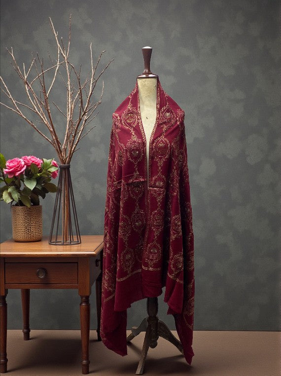 Thread Work Tila & Stone Wool Shawl Edit 2025 DS2503 (25DS03-07)