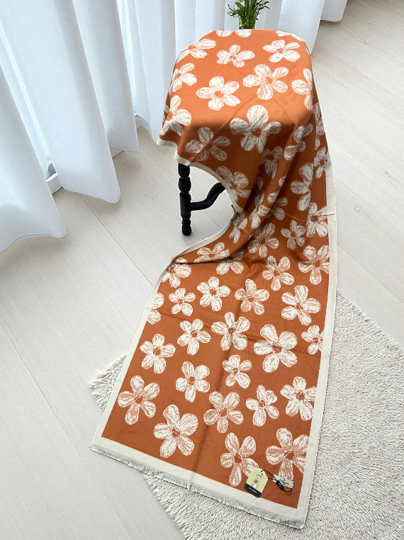 Trendy Printed Check Wool Staller Edit25 (25ST27-05)