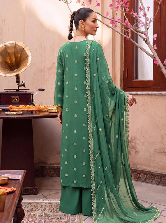 Tulip by Floral Chamki Embroidered Unstitched Collection'26 V-4431 (D-01)