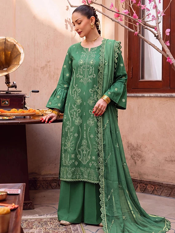 Tulip by Floral Chamki Embroidered Unstitched Collection'26 V-4431 (D-01)
