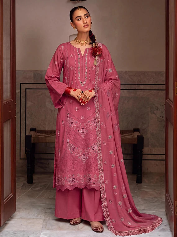 Tulip by Floral Chamki Embroidered Unstitched Collection'26 V-4431 (D-02)