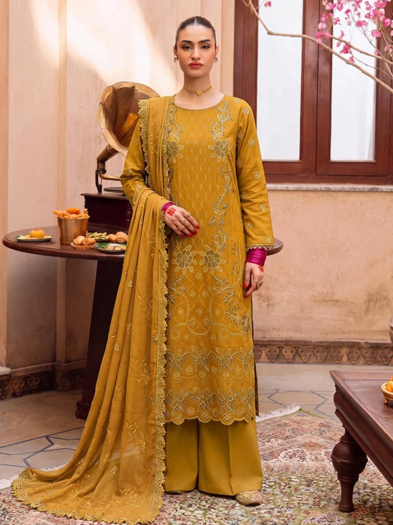 Tulip by Floral Chamki Embroidered Unstitched Collection'26 V-4431 (D-03)