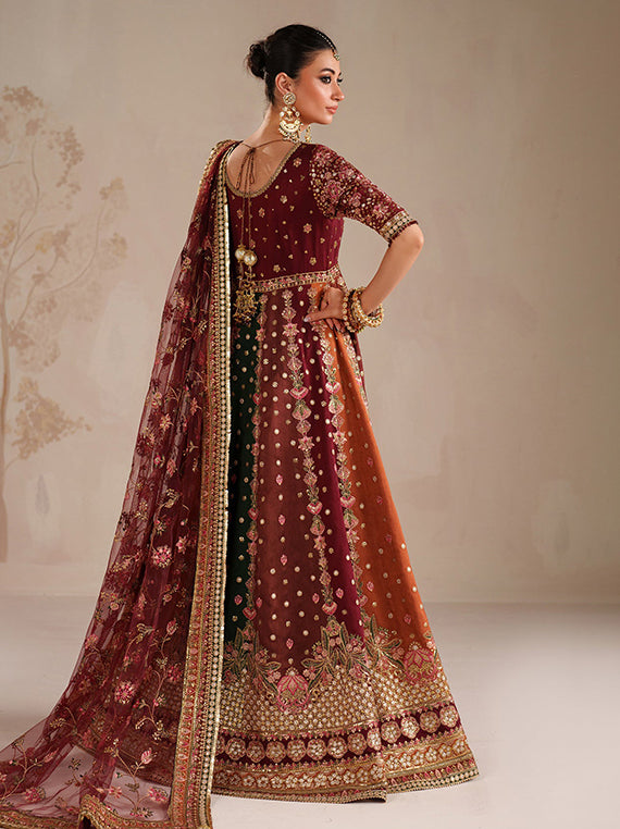 Baroque Festive Embroidered Unstitched Collection'26 (UF-4366)