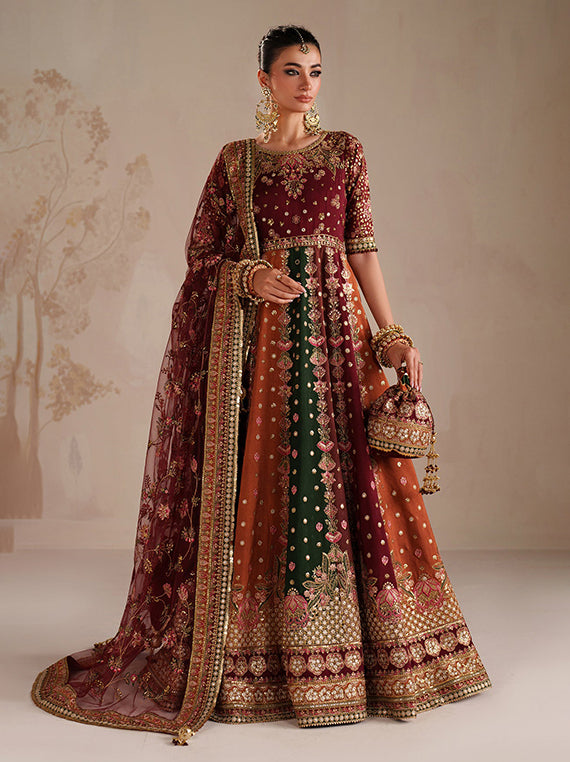 Baroque Festive Embroidered Unstitched Collection'26 (UF-4366)