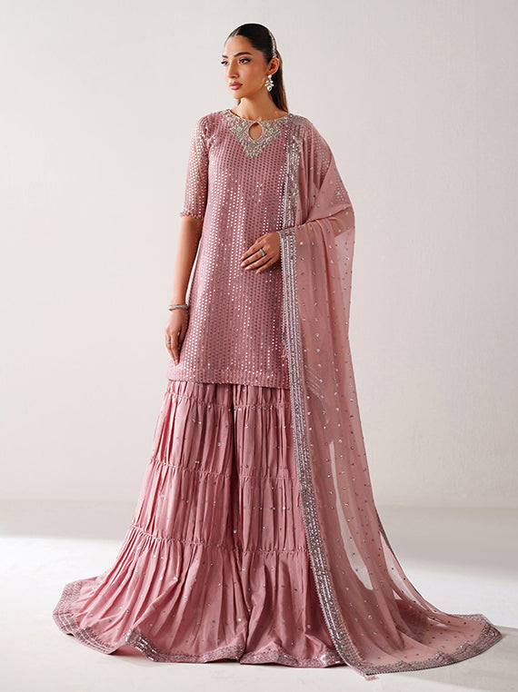 Baroque Embroidered Chiffon Multi Collection 2026 (BQU-UF-4388)