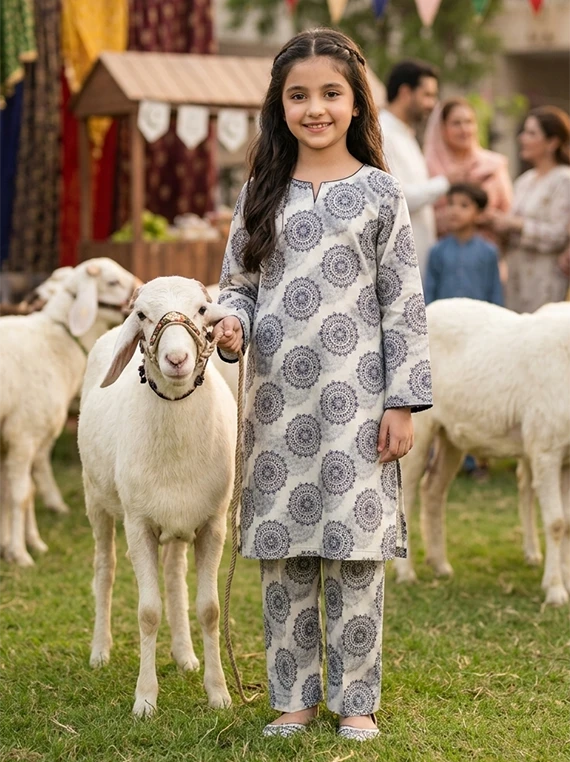 Unstitch Baby Girl EID Printed Lawn Edit 26 Vol-FA44 (D-01)