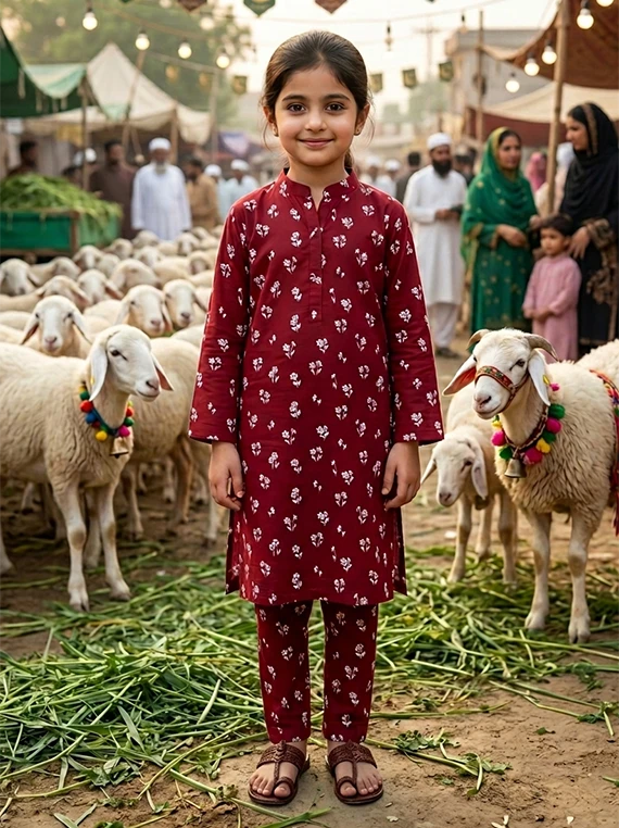 Unstitch Baby Girl EID Printed Lawn Edit 26 Vol-FA44 (D-15)