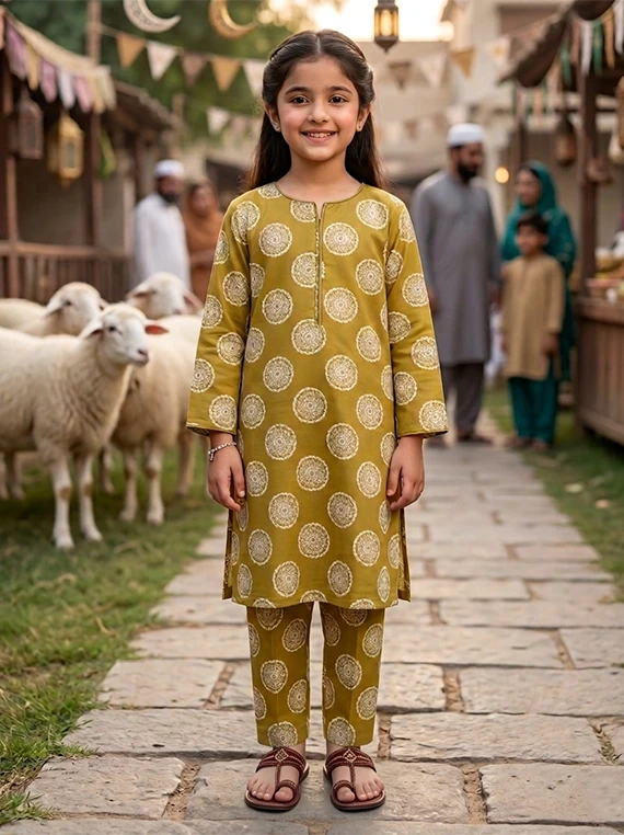 Unstitch Baby Girl EID Printed Lawn Edit 26 Vol-FA44 (D-16)
