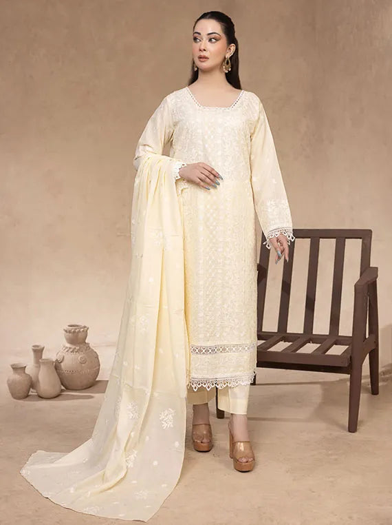 Uraan Embroidered Lawn Collection 2024 By Manizay (M-01)