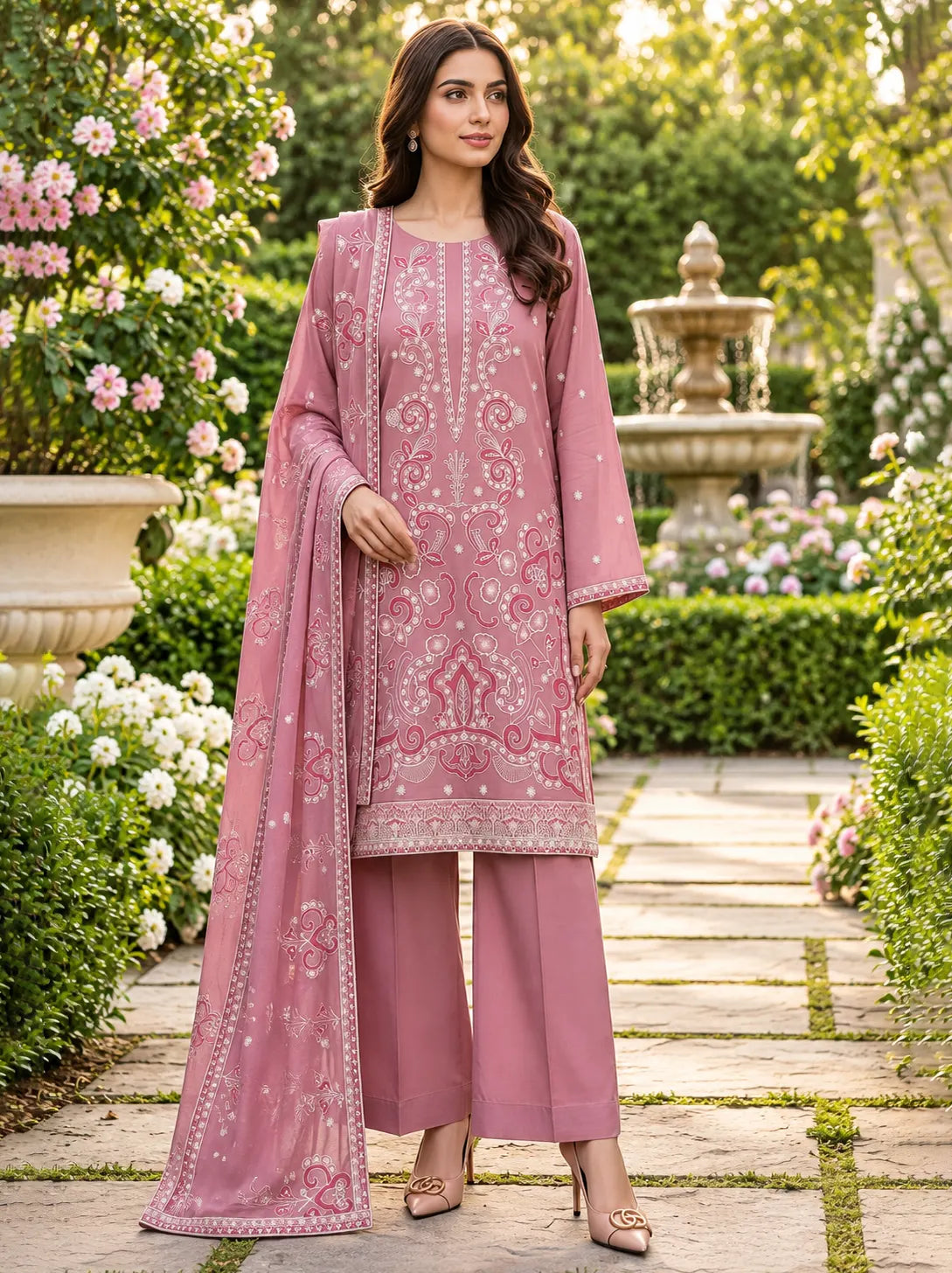 VIRSA Embroidered Viscous by Fantak Collection 2026 Vol-534 (D-02)