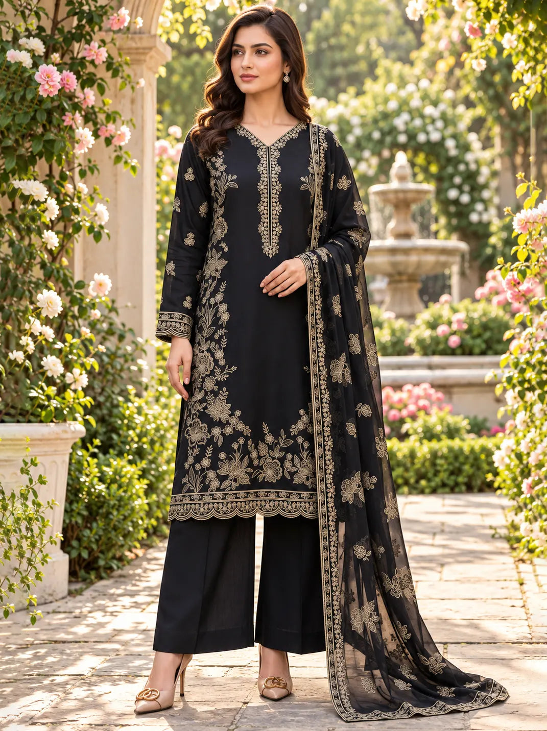 VIRSA Embroidered Viscous by Fantak Collection 2026 Vol-534 (D-03)