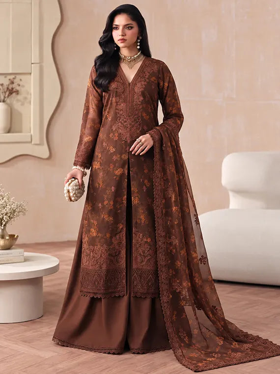 VIRSA by Azam Arts Viscose Embroidered Unstitched Collection'26 (D-2490)