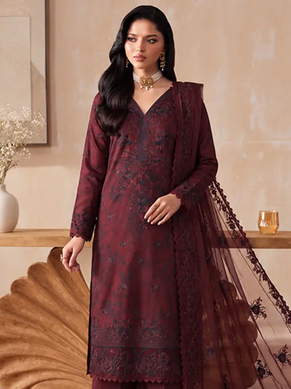 VIRSA by Azam Arts Viscose Embroidered Unstitched Collection'26 (D-2491)