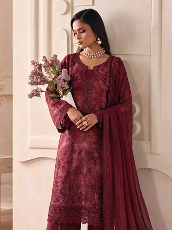 VIRSA by Azam Arts Viscose Embroidered Unstitched Collection'26 (D-2495)