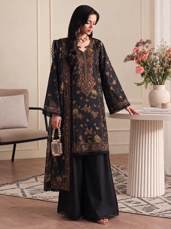 VIRSA by Azam Arts Viscose Embroidered Unstitched Collection'26 (D-2496)
