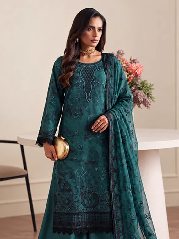 VIRSA by Azam Arts Viscose Embroidered Unstitched Collection'26 (D-2497)