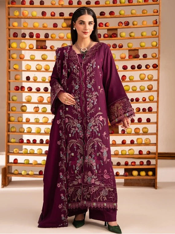Veranda by Parishay Embroidered Karandi Unstitched Collection'26 (VR-02)